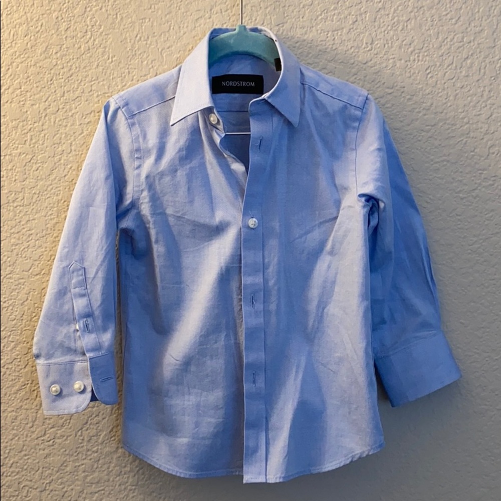 Nordstrom Boys Blue Dress Shirt